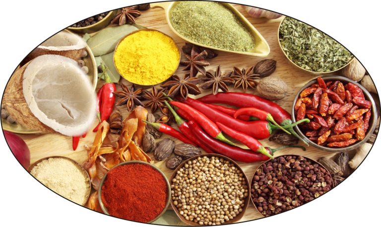 Spices and dry fruits